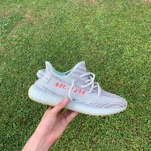 Yeezy Boost 350 v2 Blue Tint. Size US 10.5 men.